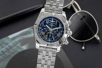 Thumbnail von Breitling Chronomat 44 Chronograph Stahl Automatik Ref. AB011012/BD89 B&P 2017