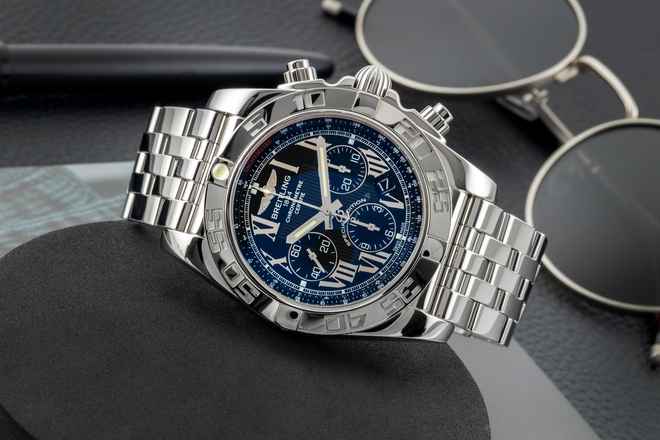 Thumbnail von Breitling Chronomat 44 Chronograph Stahl Automatik Ref. AB011012/BD89 B&P 2017