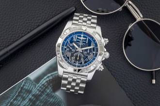 Thumbnail von Breitling Chronomat 44 Chronograph Stahl Automatik Ref. AB011012/BD89 B&P 2017