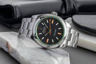 Thumbnail von Rolex Milgauss Edelstahl Automatik Herrenuhr Ref. 116400GV
