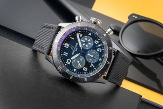 Thumbnail von Breitling Super Avi Classic Super Avi Kronograf GMT Mosquito Night Fighter SB04451A1B1X1
