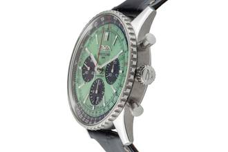 Thumbnail von Breitling Navitimer 1 B01 Kronograf 43 Yeşil Çelik Otomatik Ref. AB0138241L1P1