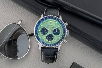 Thumbnail von Breitling Navitimer 1 B01 Kronograf 43 Yeşil Çelik Otomatik Ref. AB0138241L1P1