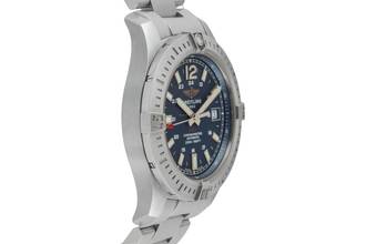 Thumbnail von Breitling Chronomat Colt Blue Dial Stahl Automatik Herrenuhr Ref. A17313101C1A1 B&P 2021