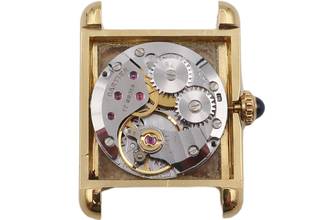 Thumbnail von Cartier Tank must de Cartier PM Ivory Dial 925 Silber Handaufzug Damenuhr