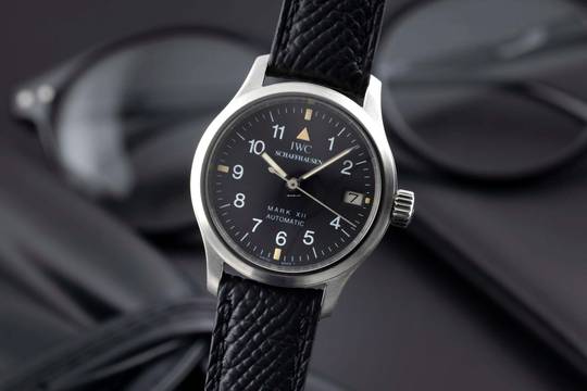IWC Fliegeruhr Mark XII Lady Black Dial Edelstahl Automatik Damenuhr Ref. IW442101