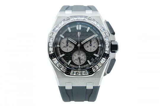 Audemars Piguet Royal Oak Offshore 43MM - White Gold - Factory Diamond Bezel - Baguette Diamonds 26424BC.ZZ.D002CA.01 2024