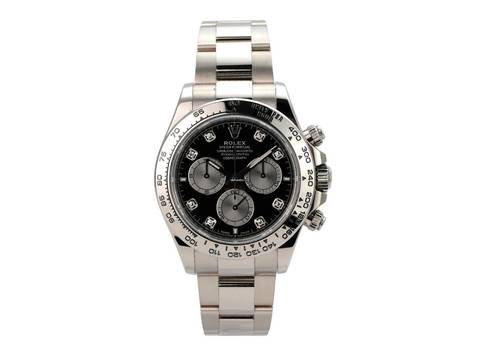  Rolex Daytona Cosmograph Daytona Weißgold Ref. 126509 Schwarz Diamant 