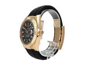 Thumbnail von Rolex Sky-Dweller Gelbgold / Oysterflex Ref. 336238 Schwarz