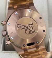 Thumbnail von Audemars Piguet Royal Oak Chronograph Rosegold Chocolate 41mm Mint condition