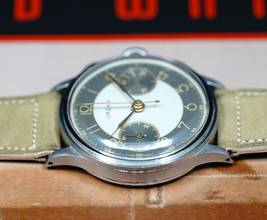 Thumbnail von Lemania RARE 15TL CHRONOGRAPH BEZAUBERNDER RADIALZIFFERBLATT AUS DEN FRÜHEN 40er JAHREN VINTAGE