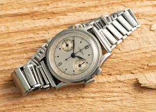 Thumbnail von Lemania 28,9 CHRONOGRAPH FÜR DIE NATIONALEXPOSITION 1939 IN ZÜRICH SELTENES VINTAGE