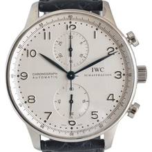Thumbnail von IWC Portugieser Chronograph Portuguese IW3714 chronograph silver dial Full Set 2004
