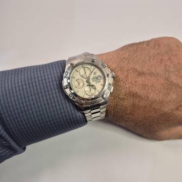 TAG Heuer Aquaracer 300M Chronograph Tag Datum 43mm Automatik Komplett