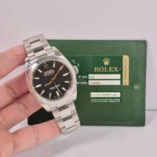 Thumbnail von Rolex Milgauss Black Dial 40mm Automático Completo