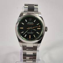 Thumbnail von Rolex Milgauss Schwarzes Zifferblatt Grüner Saphir 40mm Automatik Komplett