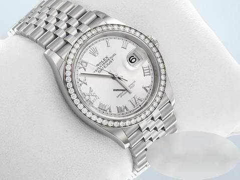 Rolex Datejust 36 126284 Rbr 2020 Lc100 Stahl Weissgold 750 Diamanten Automatik Stainless Steel 18kt White Gold Jubilé-band Chronometer Oyster