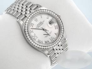 Thumbnail von Rolex Datejust 36 126284 Rbr 2020 Lc100 Stahl Weissgold 750 Diamanten Automatik Stainless Steel 18kt White Gold Jubilé-band Chronometer Oyster