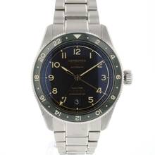 Longines Spirit Zulu Time Stahl Schwarzes Zifferblatt Wie Neu '25 