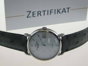 Thumbnail von IWC Portofino Automatic Edelstahl Datum 34 mm im Top Zustand Automatik mit Lederband