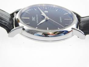 Thumbnail von IWC Portofino Otomatik Erkek Saat 39mm krokodil kayış ve katlanır toka ile mükemmel durumda orijinal kayış ve toka