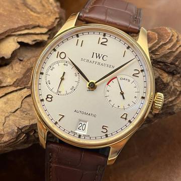 IWC Portugieser Automatik Portugieser 7 Days - 18Kt Roségold - Papiere 2015 - Ref. IW500101