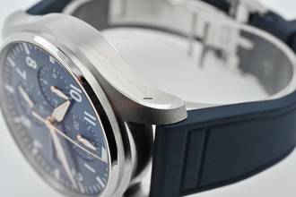 Thumbnail von IWC Fliegeruhr Chronograph Fliegerchronograph Pilot Chronograph Blue Dial IW378011 Petit Prince Deployant