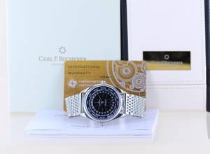 Thumbnail von Bucherer Heritage Worldtimer Automatic Stahl Black Steel 39mm Stahlband B+P