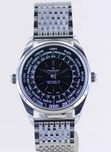 Thumbnail von Bucherer Heritage Worldtimer Automatic Stahl Black Steel 39mm Stahlband B+P