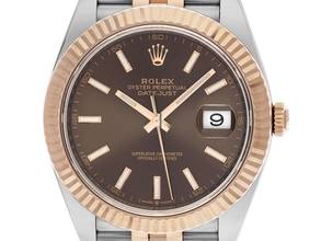 Thumbnail von Rolex Datejust 41 Ref.126331 Bj.2024 Full Set Ungetragen Datejust Schokobraun