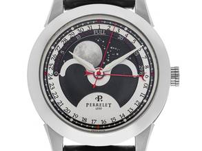  Perrelet Moonphase Mondphase Ref.A1039/2 2020 Full Set wie Neu Vintage Moonphase Faltschließe 