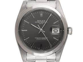 Thumbnail von Rolex Oyster Perpetual Date open 6/9 Ref.1500 1977 Box&Beschribung sehr gut Vintage Oyster Perpetual Date Rhodium open 6/9 Stahl