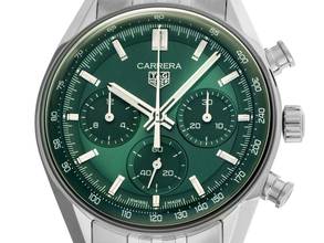 Thumbnail von TAG Heuer Carrera Ref.CBS2115.BA0053 Bj.2026 Full Set Ungetragen Carrera Chronograph Green Dial