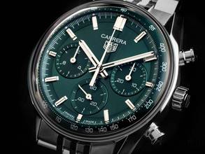 Thumbnail von TAG Heuer Carrera Ref.CBS2115.BA0053 Bj.2026 Full Set Ungetragen Carrera Chronograph Green Dial