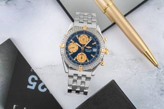 Thumbnail von Breitling Chronomat Chronograph Stahl / Gold Automatik Herrenuhr Ref. B13352 Box