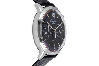 Thumbnail von Glashütte Original Sixties Chronograph Senator Sixties Chronograph Ref 1-39-34-02-22-04 Papiere 2013