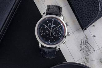 Thumbnail von Glashütte Original Sixties Chronograph Senator Sixties Chronograph Ref 1-39-34-02-22-04 Papiere 2013
