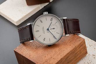 Thumbnail von NOMOS Tangente Çelik Kol Saati El Kurmalı Erkek Saatleri Lävograph Limited Kutu & Belgeler 2005