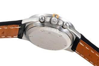 Thumbnail von Breitling Callisto Chronograph Stahl vergoldet Handaufzug Herrenuhr Ref. 80520