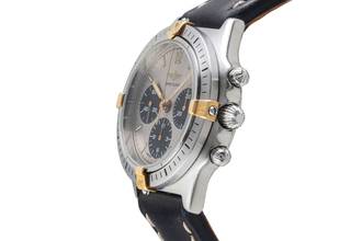Thumbnail von Breitling Callisto Chronograph Stahl vergoldet Handaufzug Herrenuhr Ref. 80520