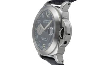 Thumbnail von Panerai Luminor Marina Automatic Edelstahl Automatik Herrenuhr Ref. PAM00086 Papiere 2001