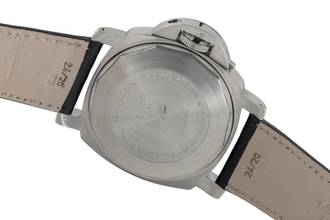 Thumbnail von Panerai Luminor Marina Automatic Edelstahl Automatik Herrenuhr Ref. PAM00086 Papiere 2001