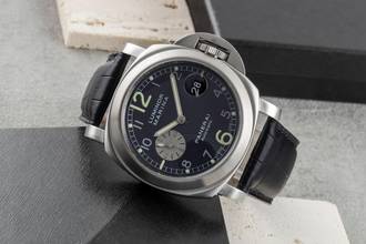 Thumbnail von Panerai Luminor Marina Automatic Edelstahl Automatik Herrenuhr Ref. PAM00086 Papiere 2001