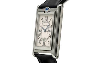 Thumbnail von Cartier Tank Basculante XL Stahl Quarz Herrenuhr Ref. W1016055 Box Klassiker