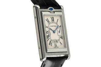 Thumbnail von Cartier Tank Basculante XL Stahl Quarz Herrenuhr Ref. W1016055 Box Klassiker