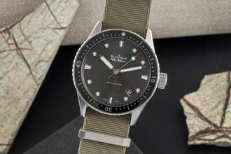 Thumbnail von Blancpain Fifty Fathoms Bathyscaphe Stahl Ref. 5000 1110 B52A