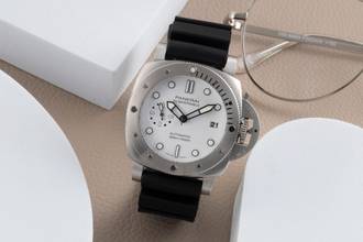 Thumbnail von Panerai Submersible Çelik Otomatik Erkek Saatı Ref. PAM01223 B&P 2021