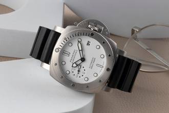 Thumbnail von Panerai Submersible Çelik Otomatik Erkek Saatı Ref. PAM01223 B&P 2021
