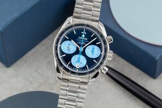 Thumbnail von Omega Speedmaster Chronograph Stahl Automatik Herrenuhr Ref 324.30.38.50.03.002