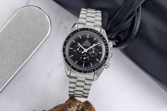 Thumbnail von Omega Speedmaster Professional Moonwatch Kronograf Çelik El Kurmalı Ref. ST145022 B&P